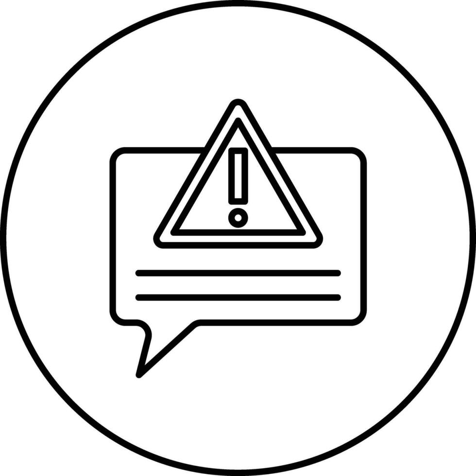 Message Alert Vector Icon