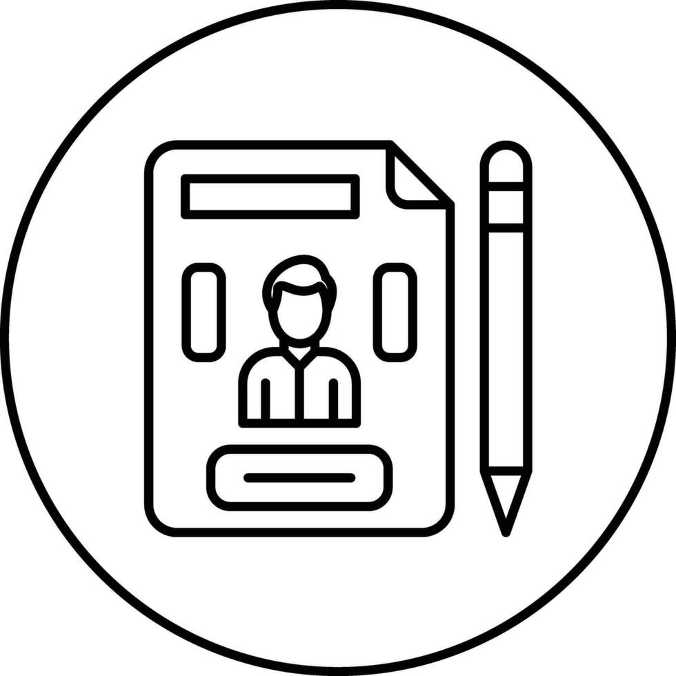 Portfolio Vector Icon