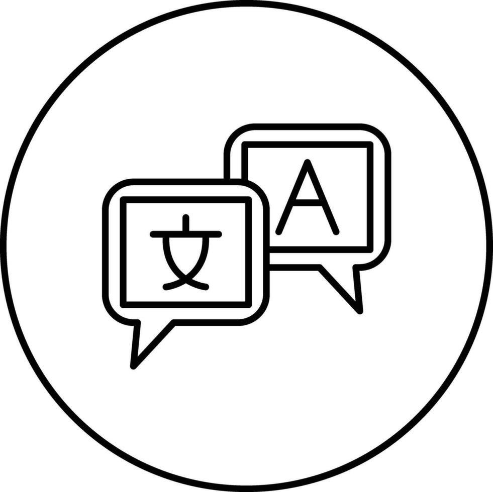 Language Course Vector Icon