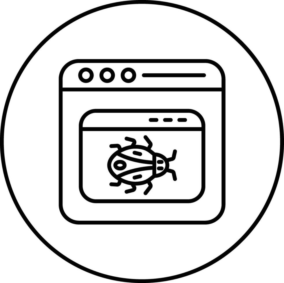 Application Malware Vector Icon