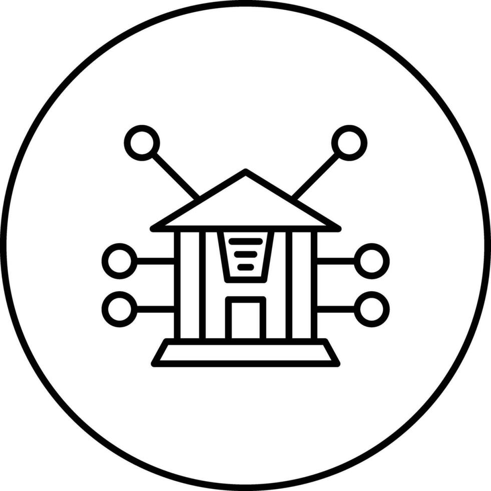 Banking Network Vector Icon