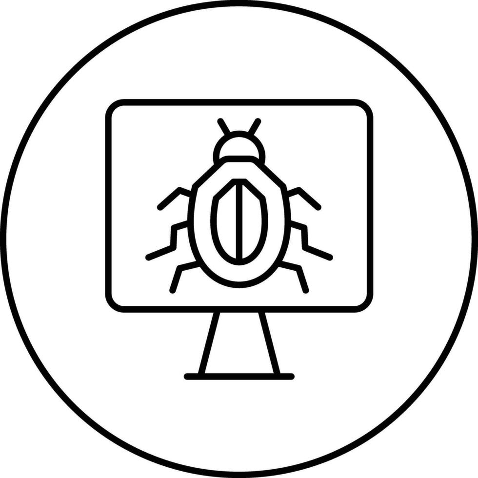Computer Virus Vector Icon
