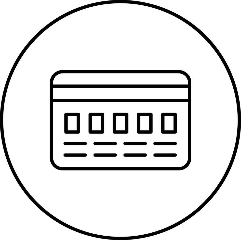 Credit Card Vector Icon