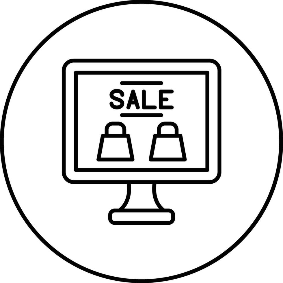 Online Sale Vector Icon