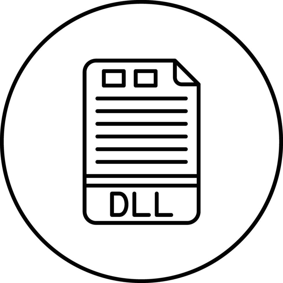 DLL Vector Icon