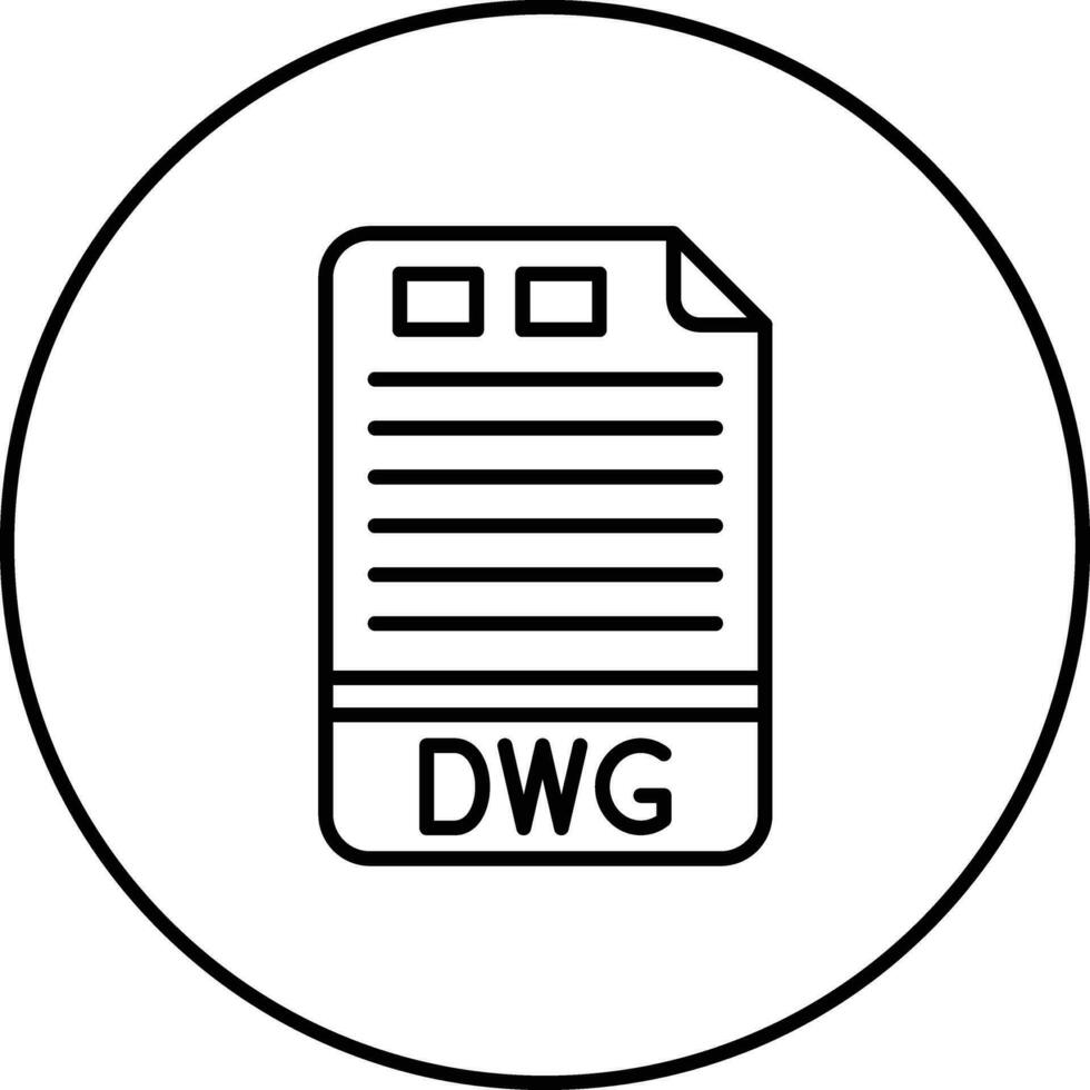 DWG Vector Icon