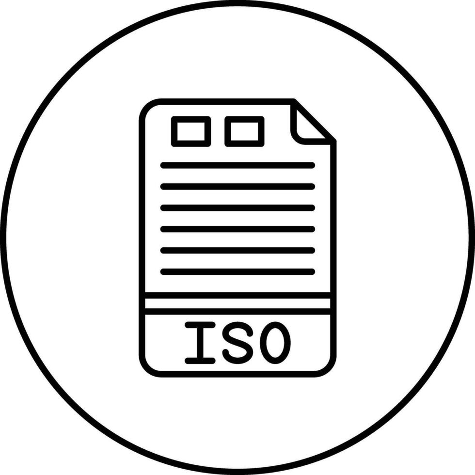 ISO Vector Icon