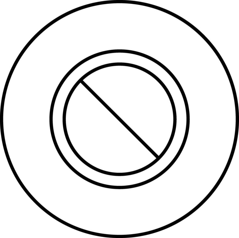 Forbidden Vector Icon