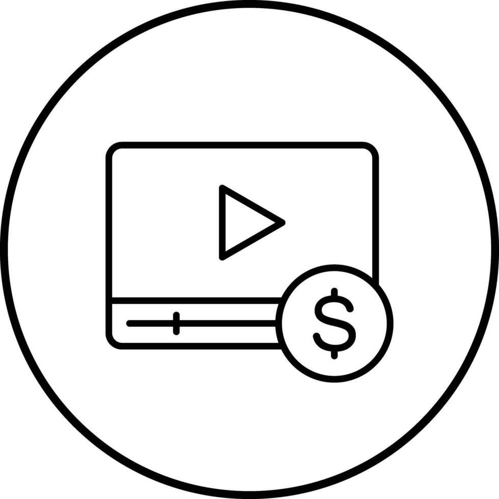 Paid Media Vector Icon