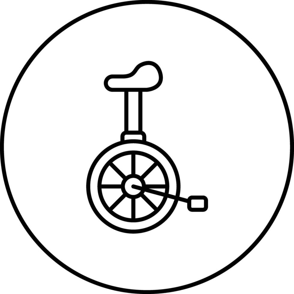 Unicycle Vector Icon