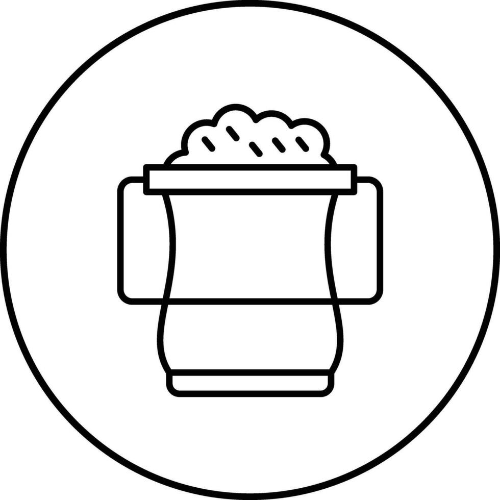 Sand Bucket Vector Icon