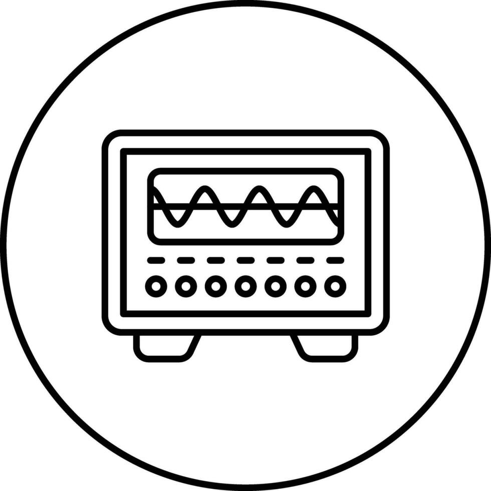 Oscilloscope Vector Icon