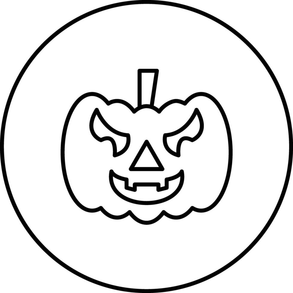 Jack-O-Lantern Vector Icon