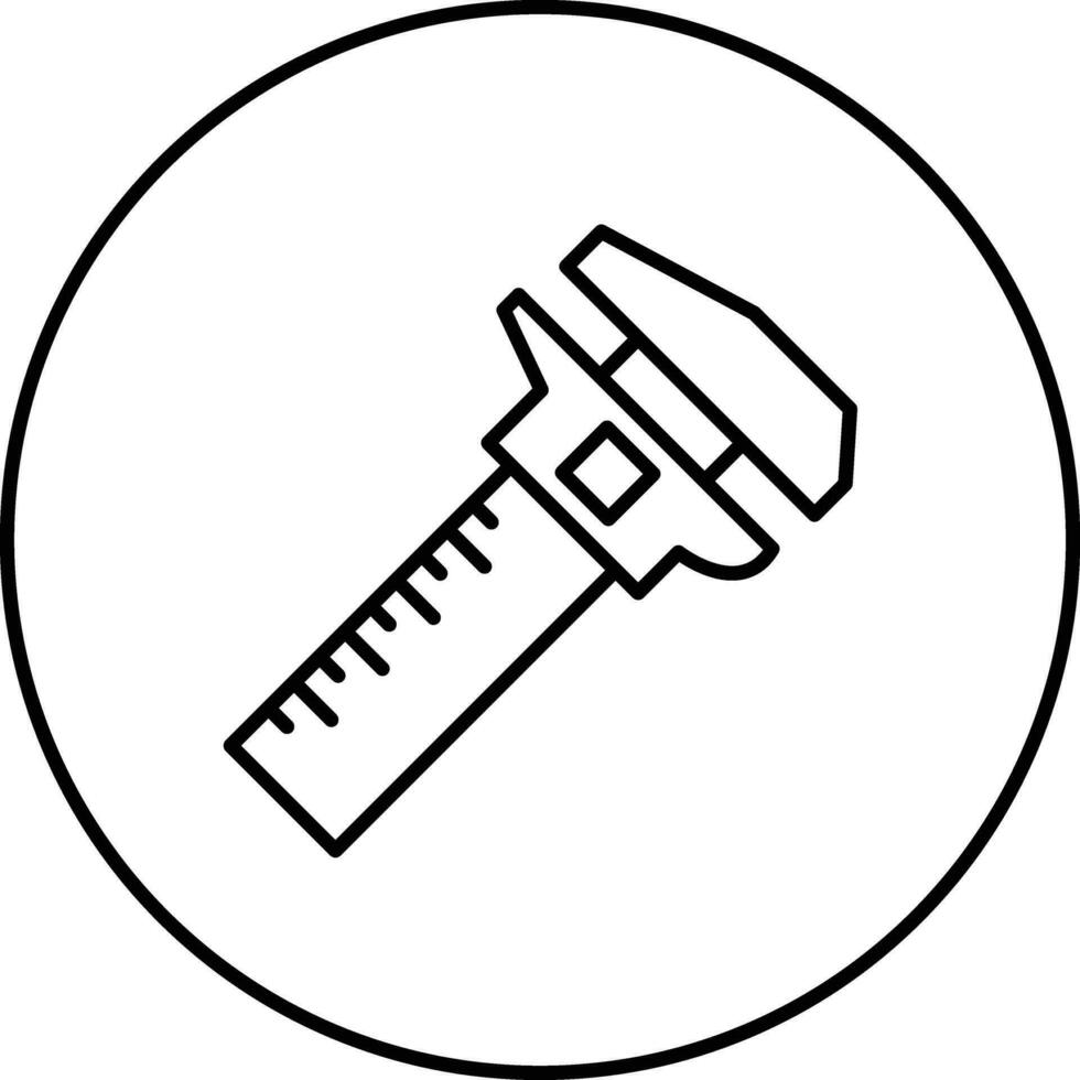 Caliper Vector Icon