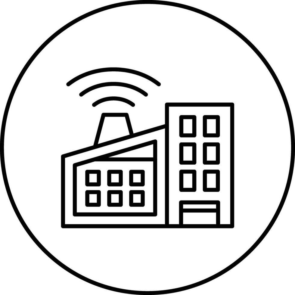 Smart Factory Vector Icon