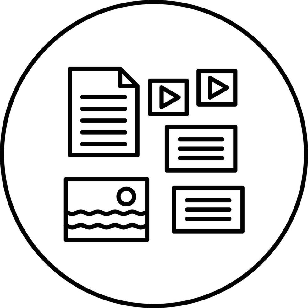 icono de vector de datos no estructurados 32224324 Vector en Vecteezy