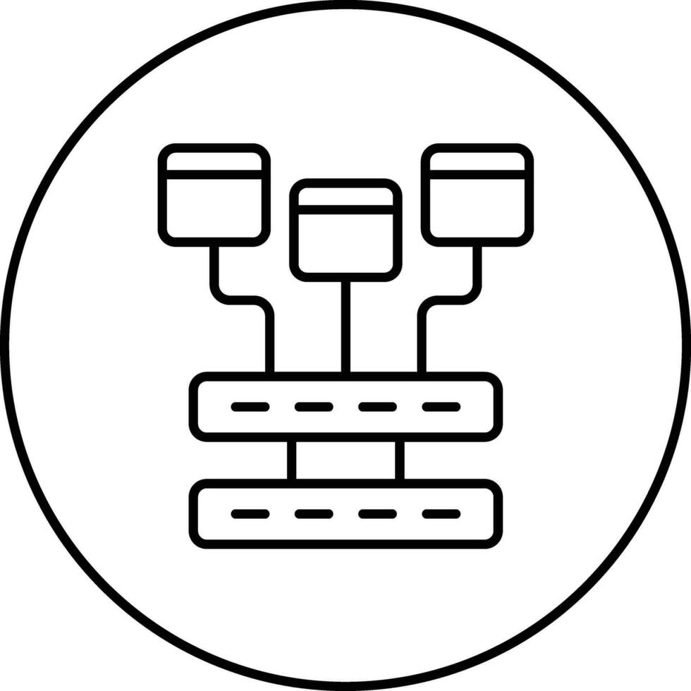 Data Modelling Vector Icon