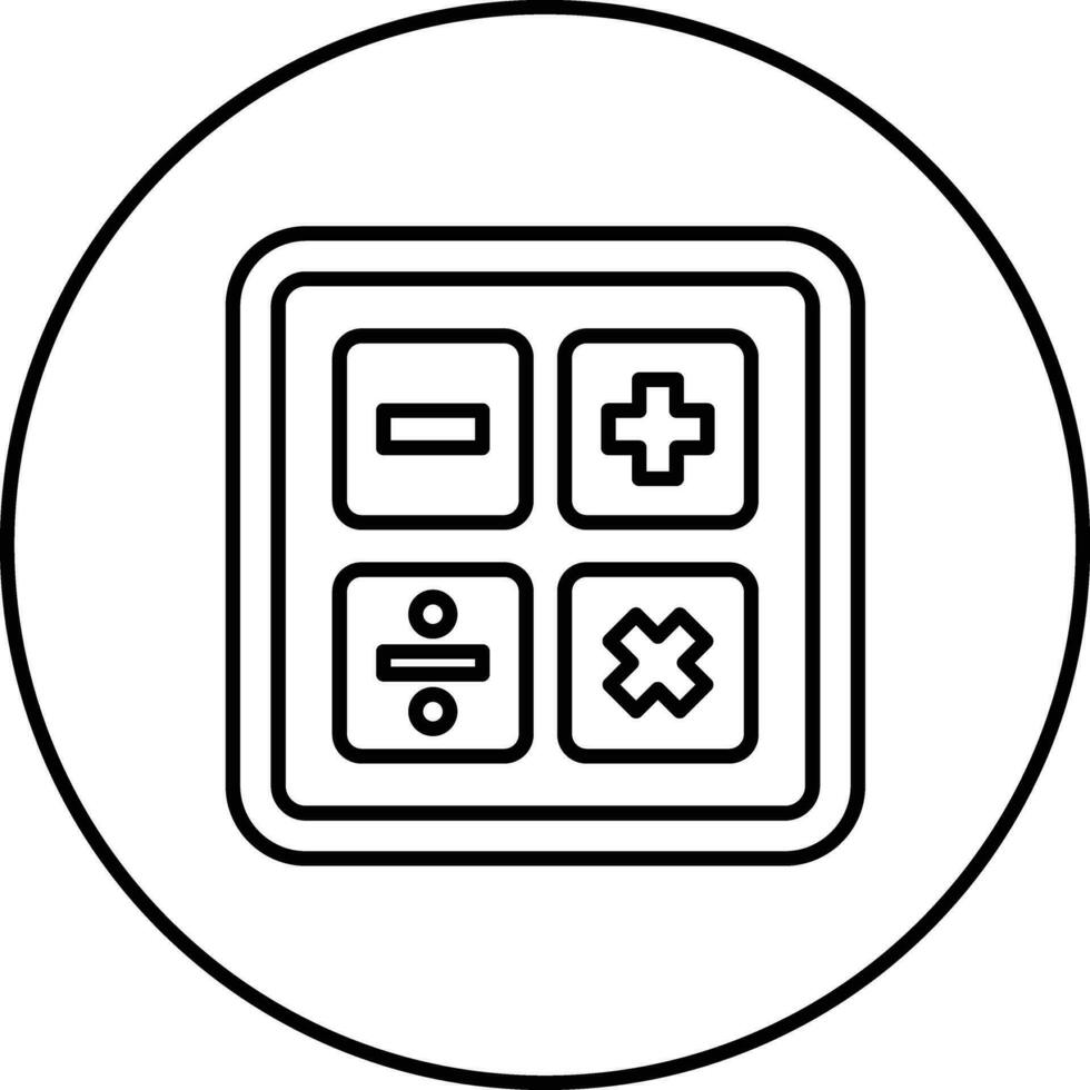 Math Symbols Vector Icon