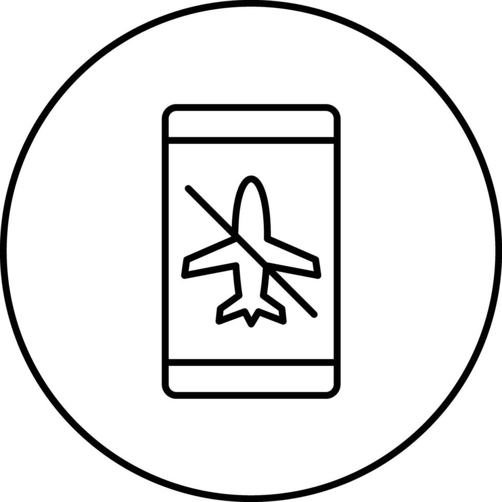 Airplane mode Inactive Vector Icon