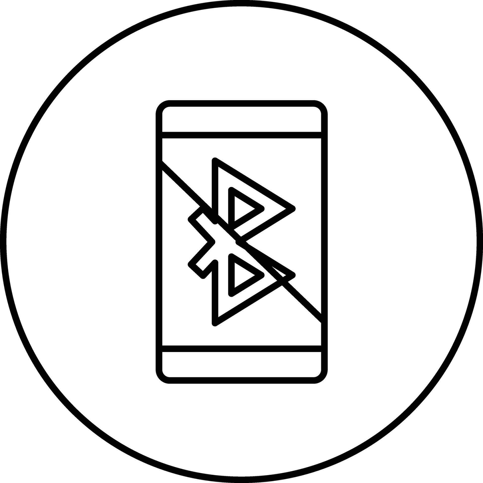 Bluetooth Disabled Vector Icon 32224507 Vector Art at Vecteezy