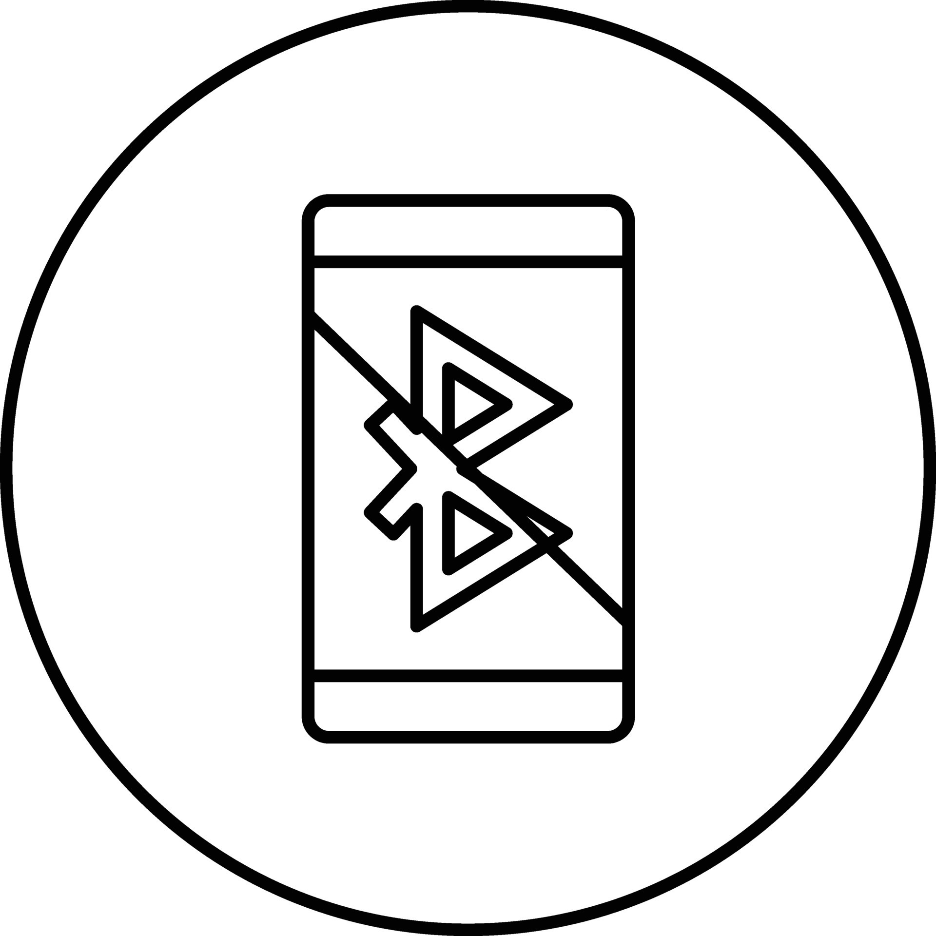 Bluetooth Disabled Vector Icon 32224507 Vector Art at Vecteezy