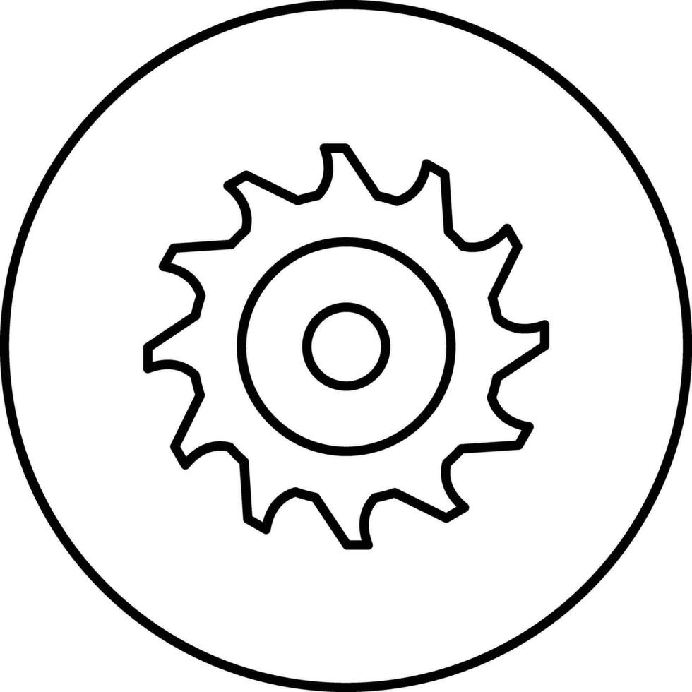 Circular Saw Vector Icon