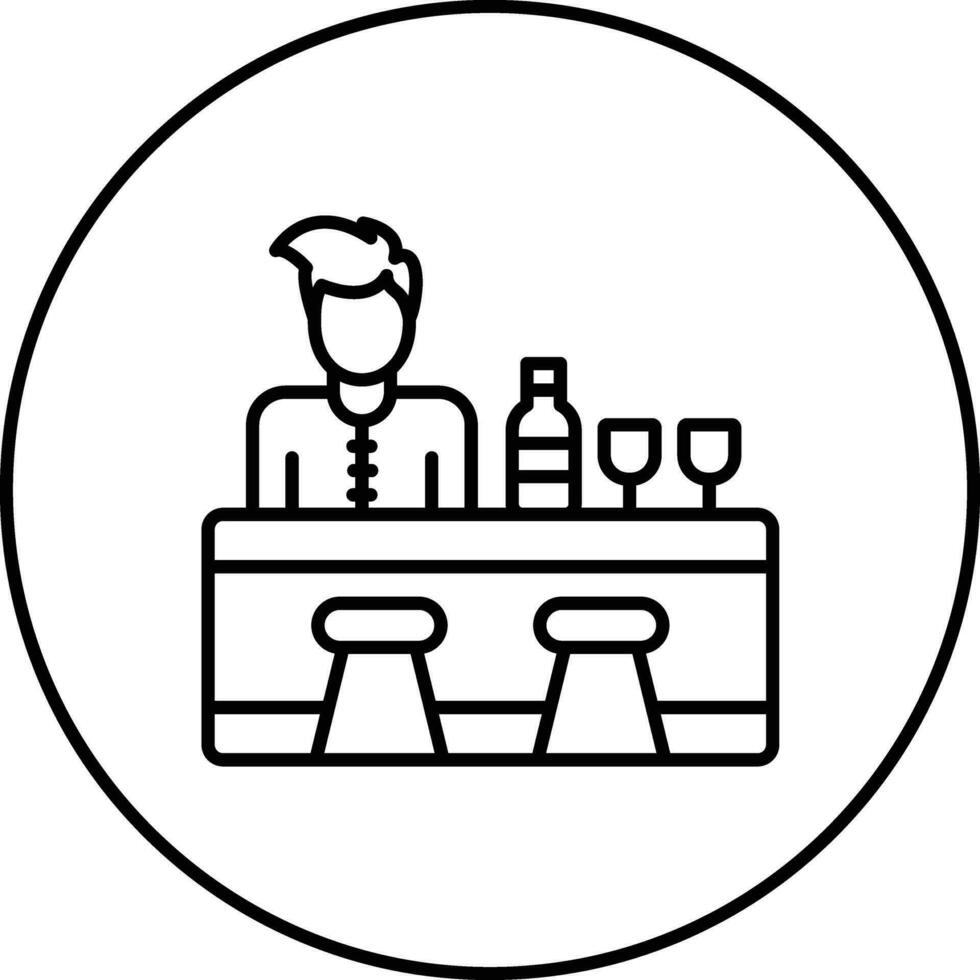 Bartender Vector Icon