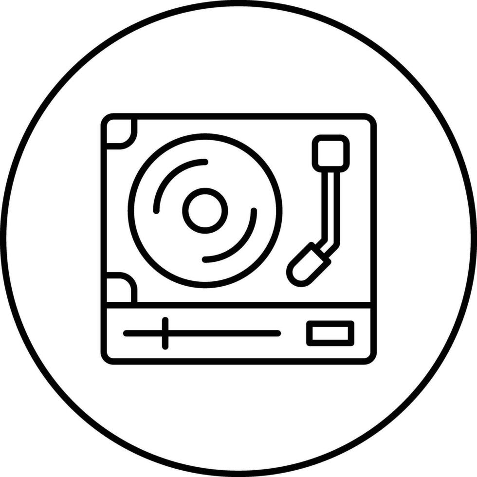 Turntable Vector Icon