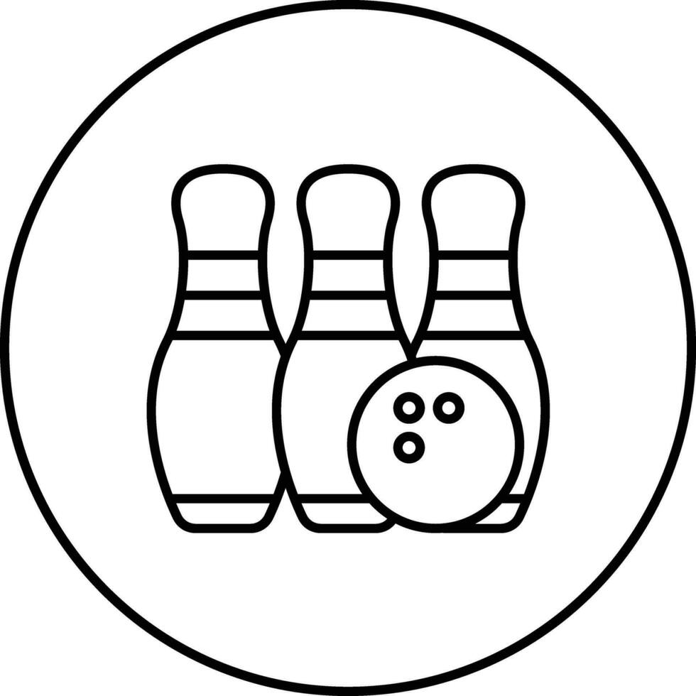 Bowling Vector Icon