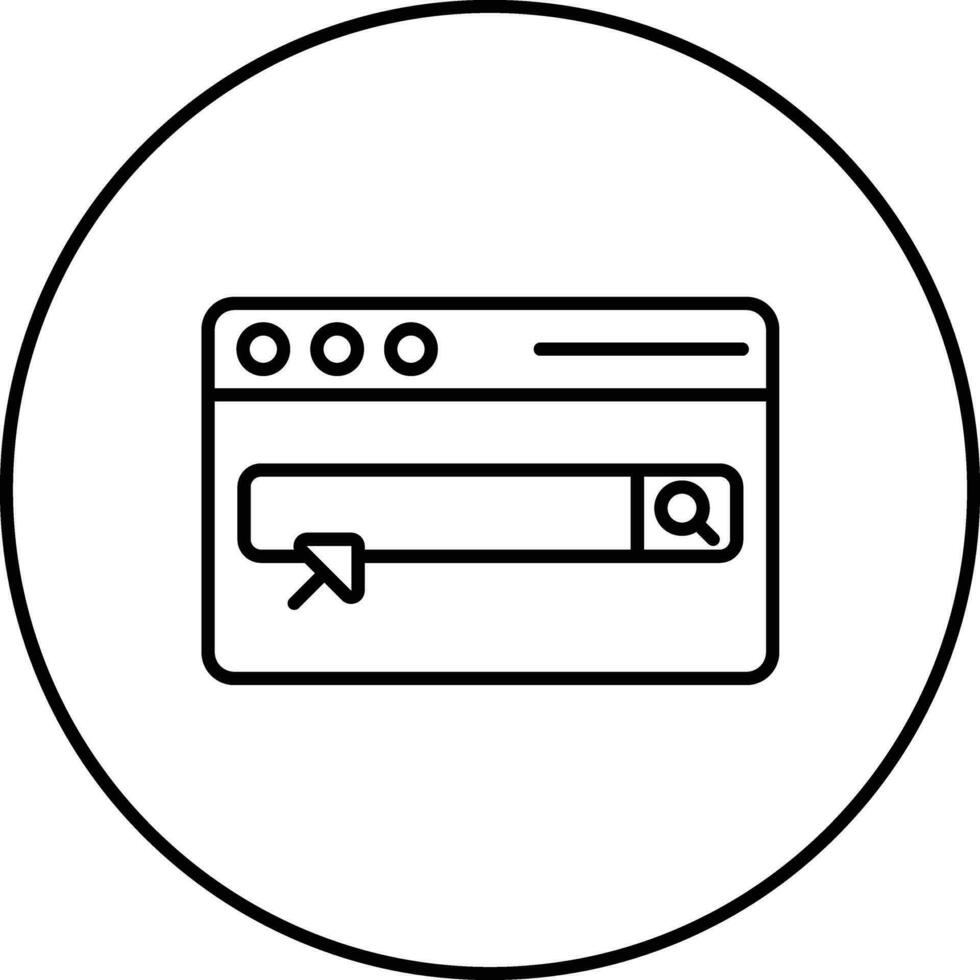 Search Engine Vector Icon