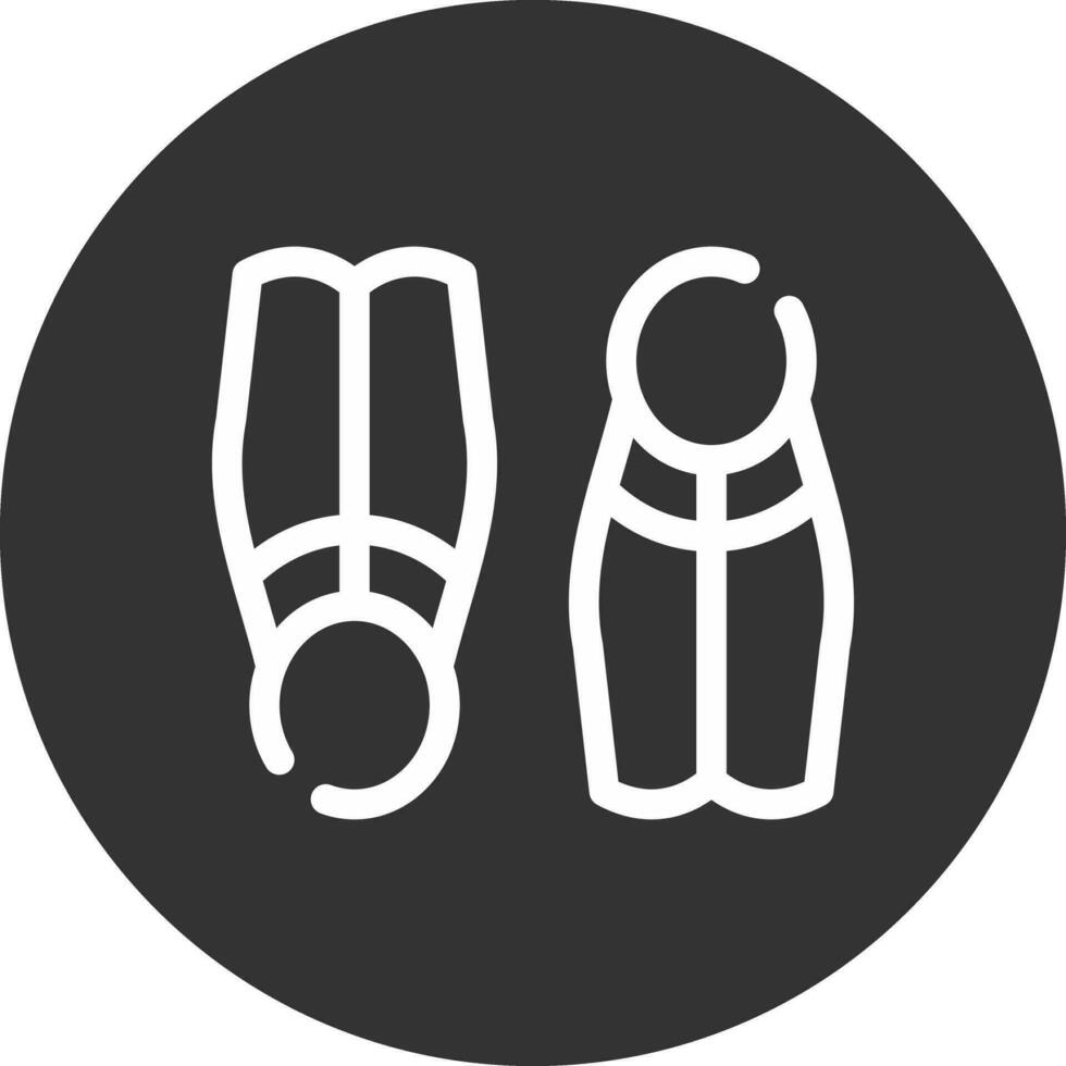 Flippers Creative Icon Design vector