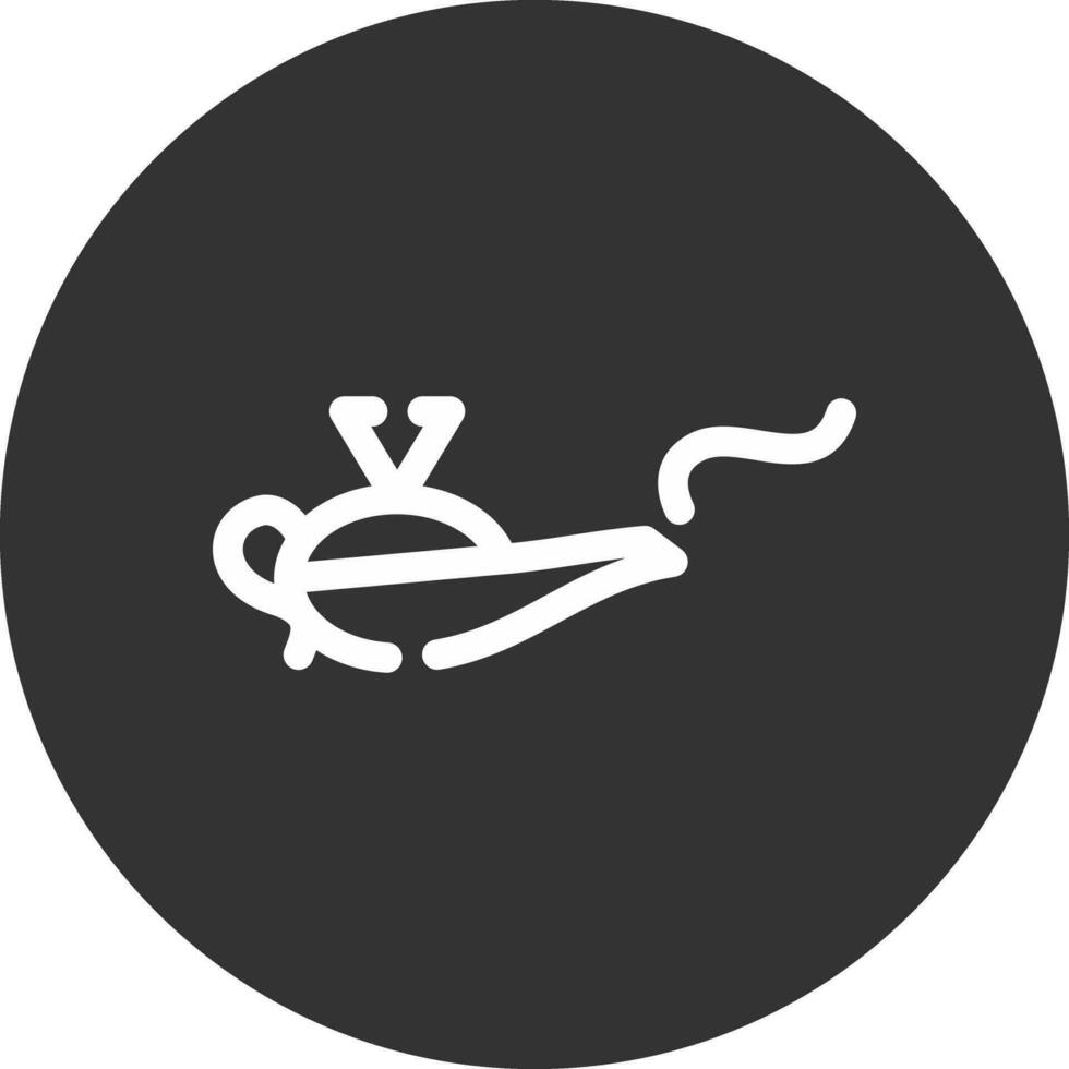 Magic Lamp Creative Icon Design vector