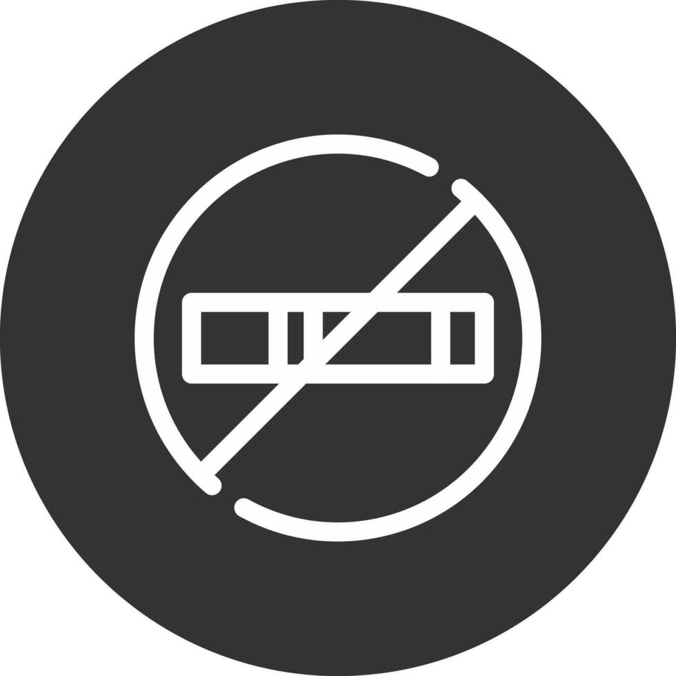 No Smoking Creative Icon Design vector