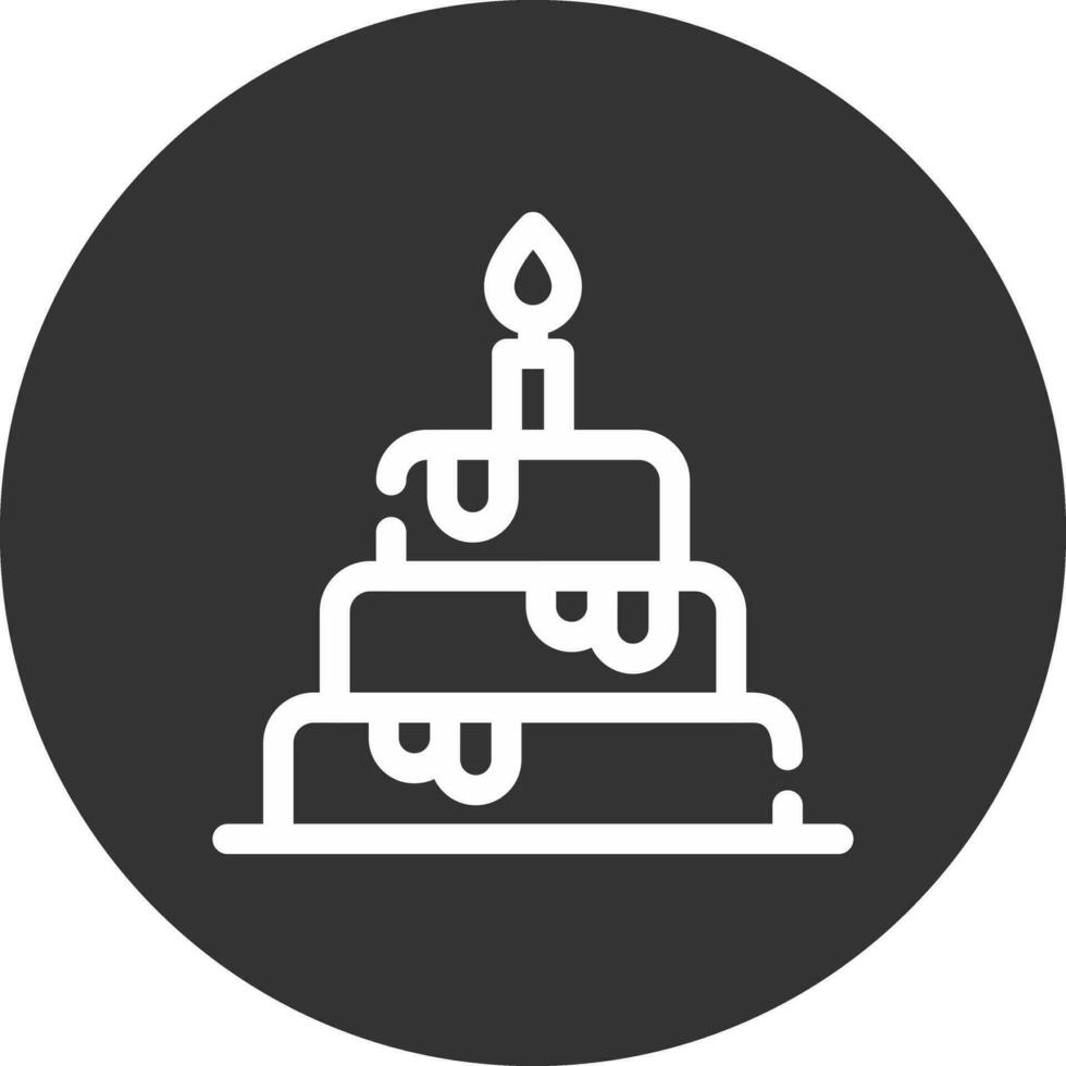 Wedding Cake Creative Icon Design vector