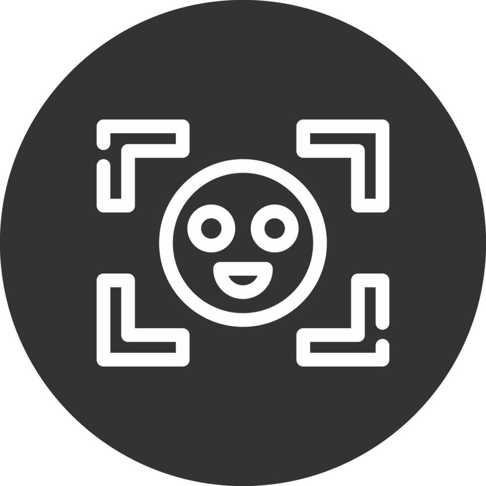 Face Detection Creative Icon Design vector
