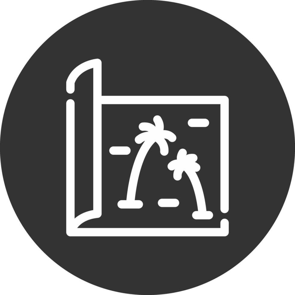 Map Creative Icon Design vector
