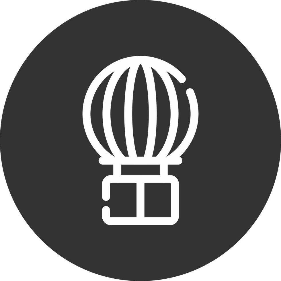 Hot Air Balloon Creative Icon Design vector