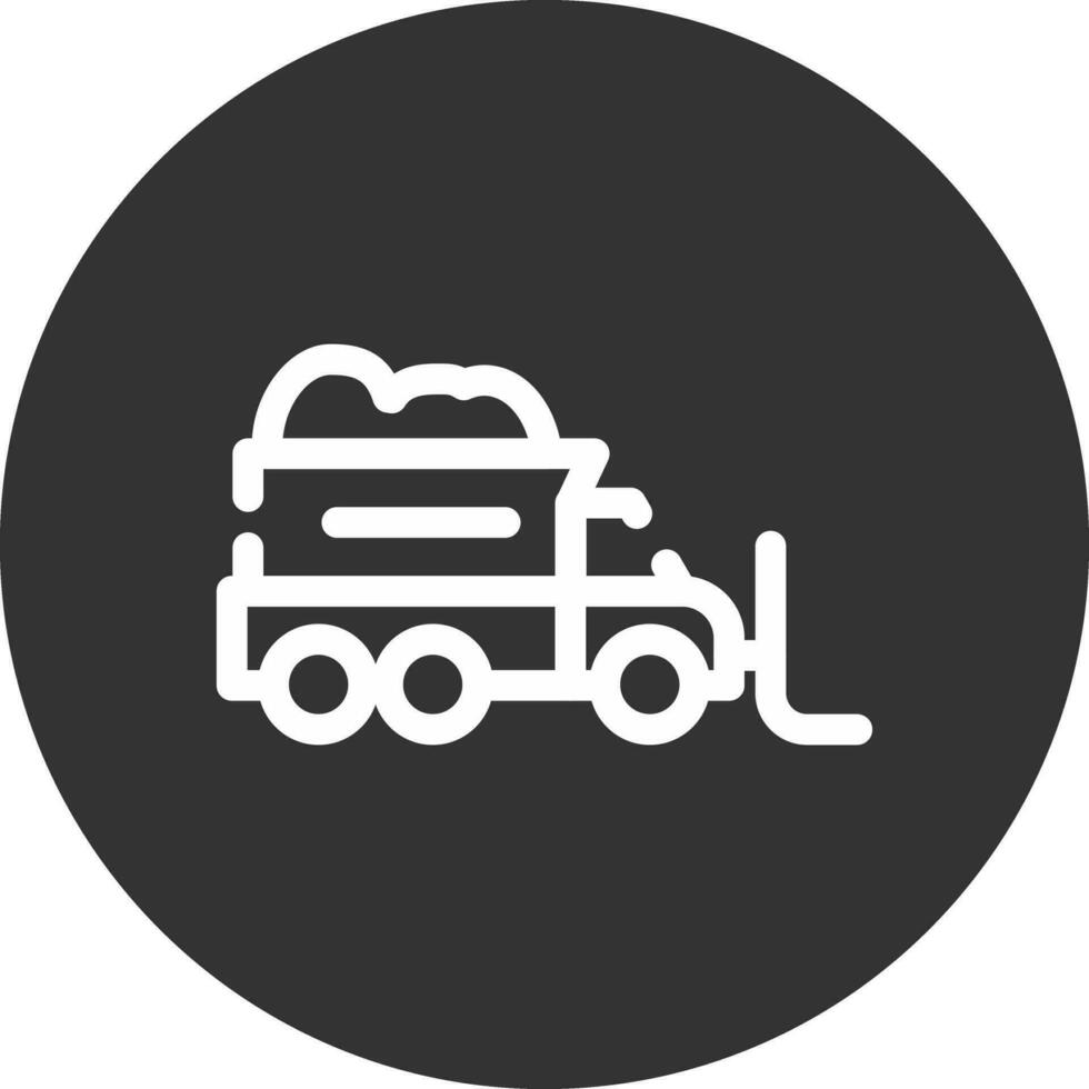 Snowplow Creative Icon Design vector