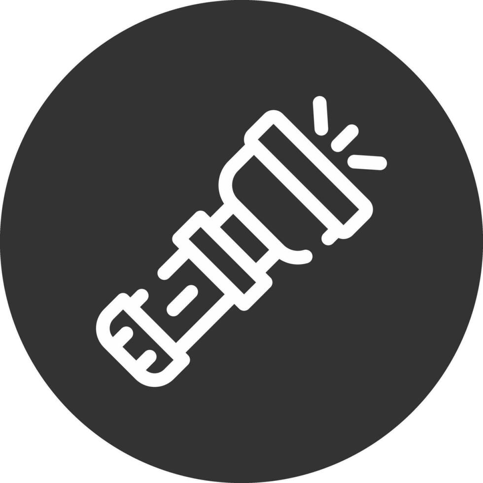 Flashlight Creative Icon Design vector