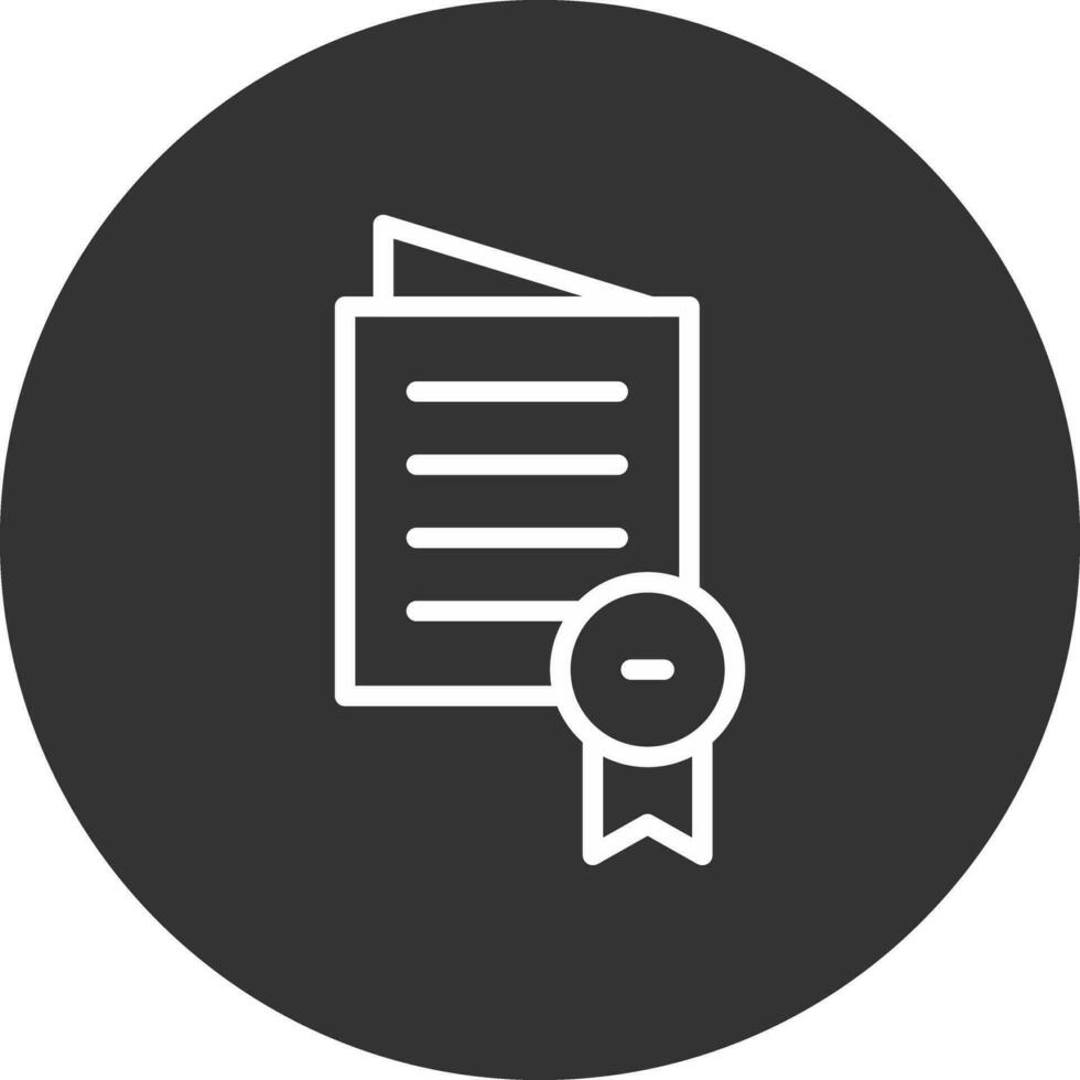 Certificate Creative Icon Design vector