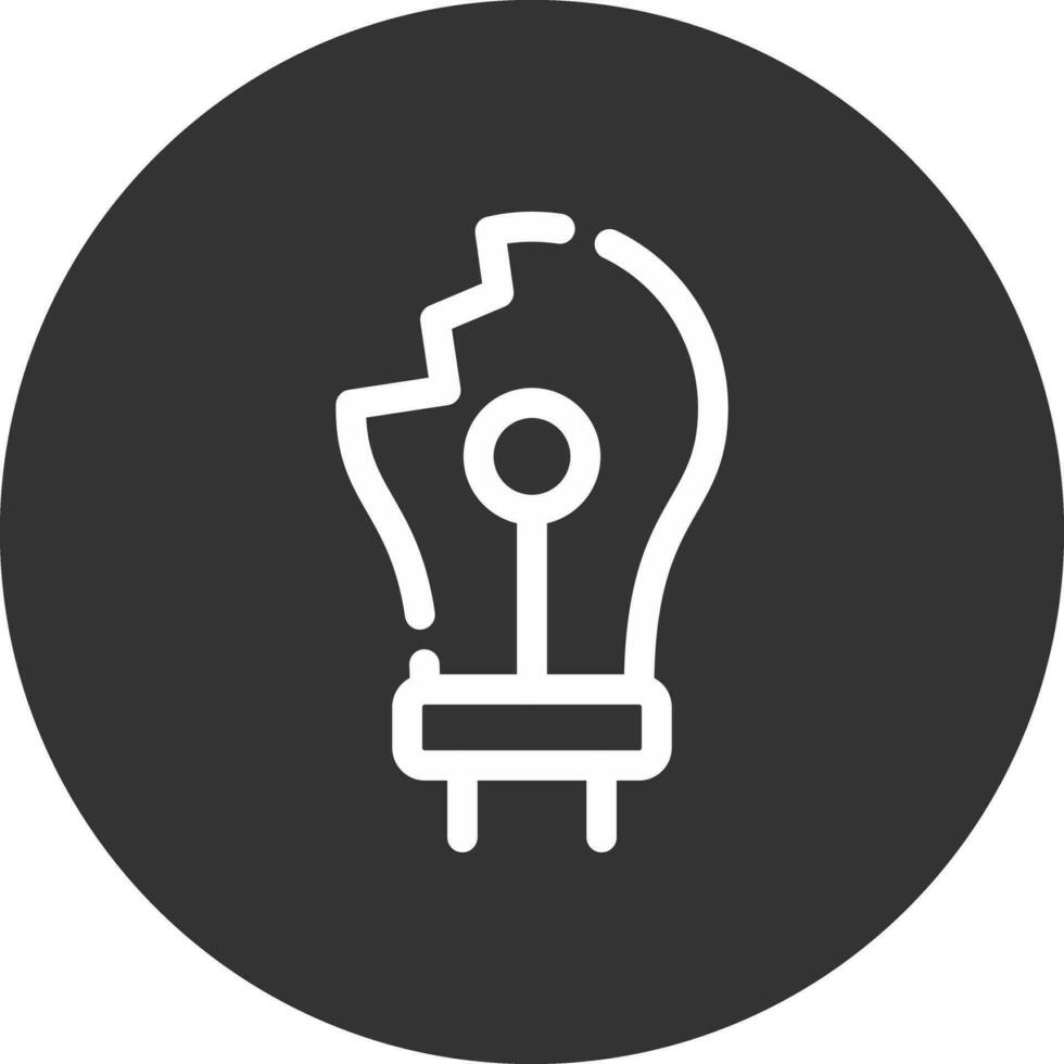 Bulb Creative Icon Design vector