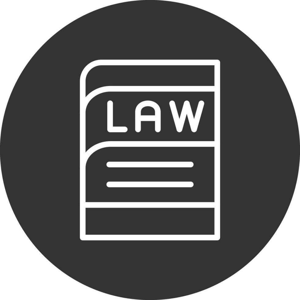 Law Book Creative Icon Design vector