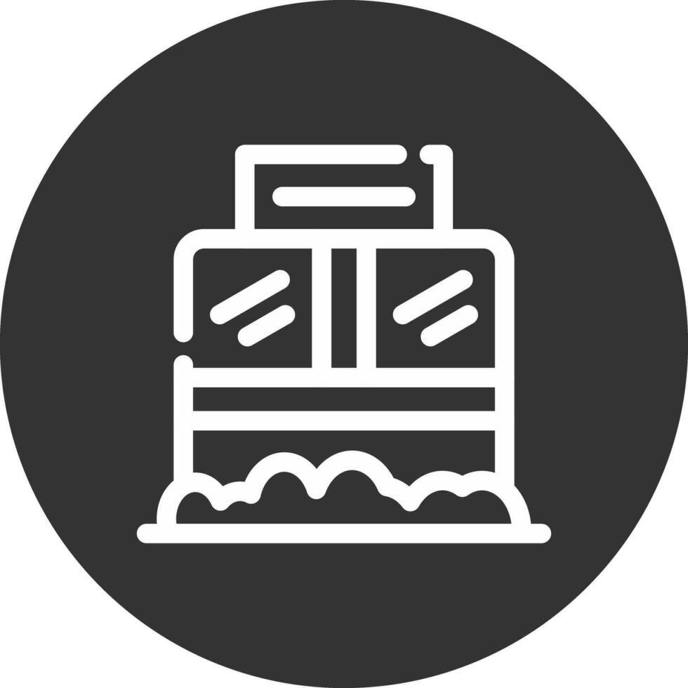 Ticket Box Creative Icon Design vector