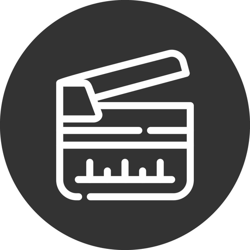 Clapperboard Creative Icon Design vector