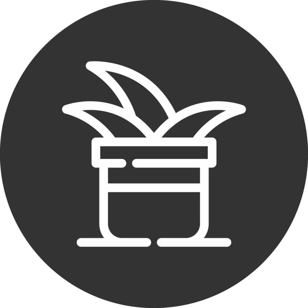 Plant Pot Creative Icon Design vector