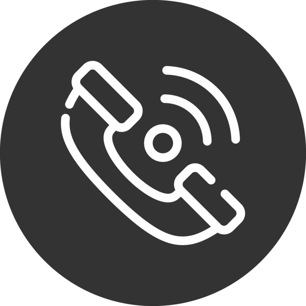 Phone Receiver Creative Icon Design vector