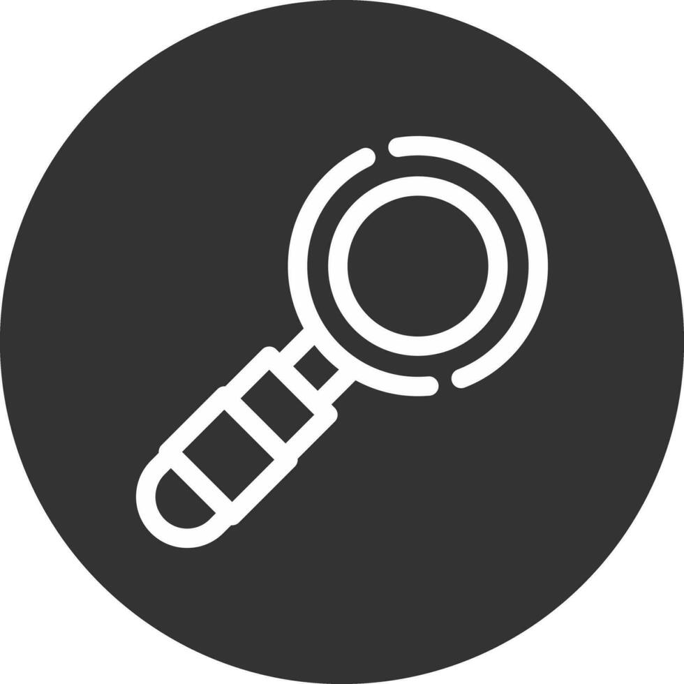 Magnifying Glass Creative Icon Design vector