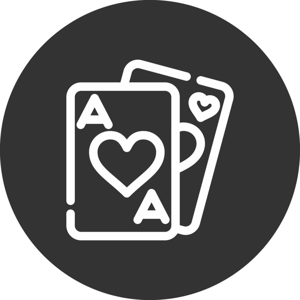 Playing Cards Creative Icon Design vector