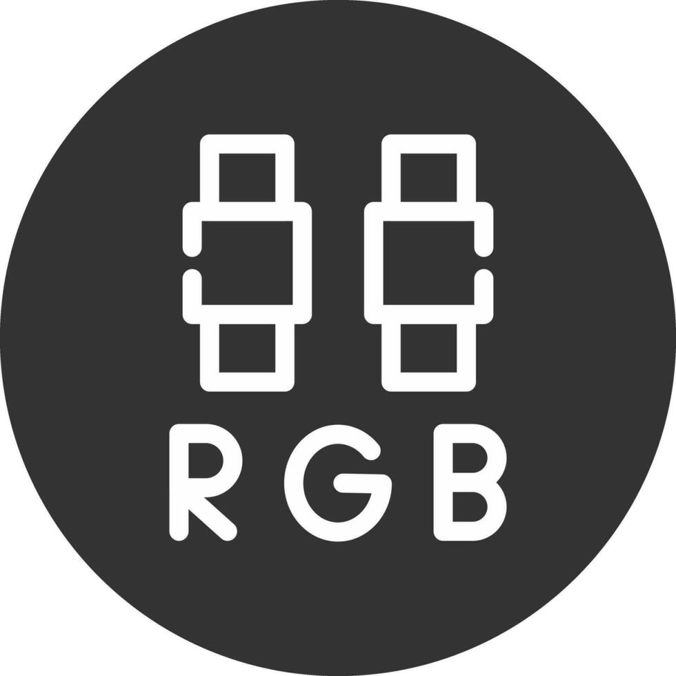 diseño de icono creativo rgb vector