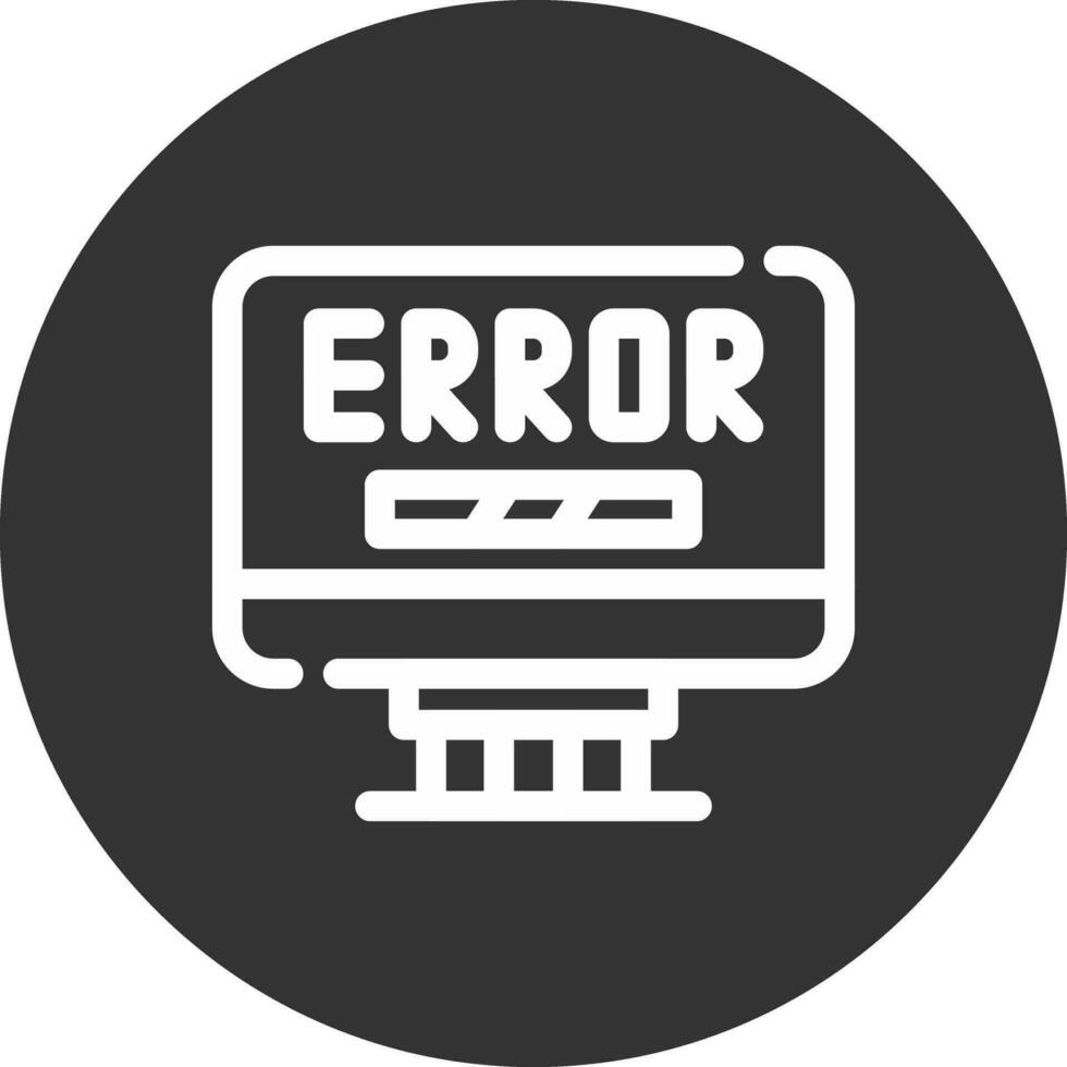 diseño de icono creativo de error vector